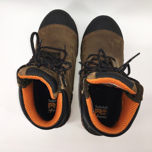 Timberland PRO Mens Boondock 6 in Composite Toe Waterproof Work Boot 11M Brown main image 5
